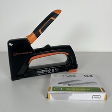 Magnusson Staple Gun Stapler Heavy Duty Aluminium + 5000 Staples