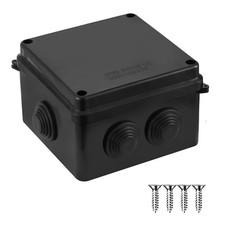 10X JUNCTION BOX WEATHERPROOF IP55 85 X 50MM GROMMETS CABLE WIRE CONNECTION BOX