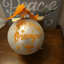 Tennessee Vols Valiant Gifts Glass Christmas Ornament College No Box
