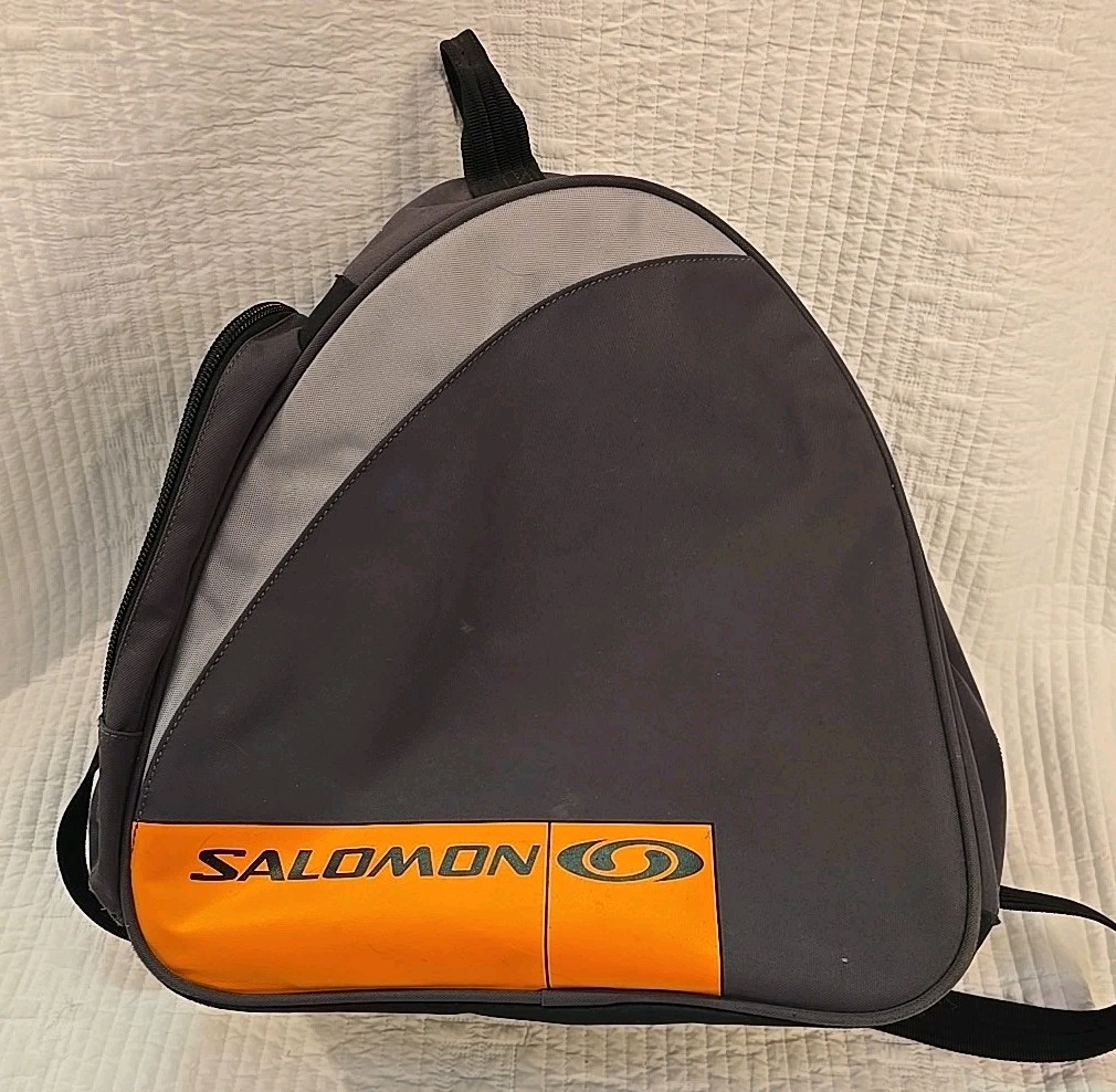 Salomon Borsa per scarponi da sci snowboard grigio scuro e chiaro borse e confezioni