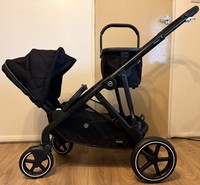 Cybex Gazelle S Double Pushchair Black