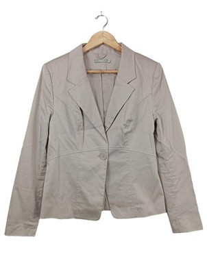 3 SUISSES Klassischer Blazer Damen Blazer Gr. DE 40 hellgrau Casual-Look