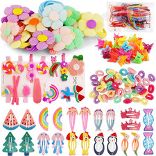 Toddler Girls Hair Accessories Kit, Little Girl Hair Clips Set Hair Stuff Kids H