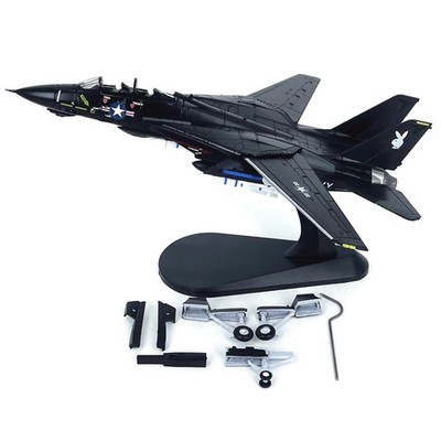 1:100 American F14 Tomcat Alloy Fighter VX4 Modell Flugzeug Ornamente Dekoration