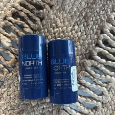 2 BLUE NORTH DEODORANT STICK Jean Marc Paris Men alcohol free 2.8 oz NEW