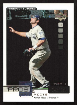 2005 Upper Deck Pros & Prospects Xavier Nady Gold #/150 #121 Card