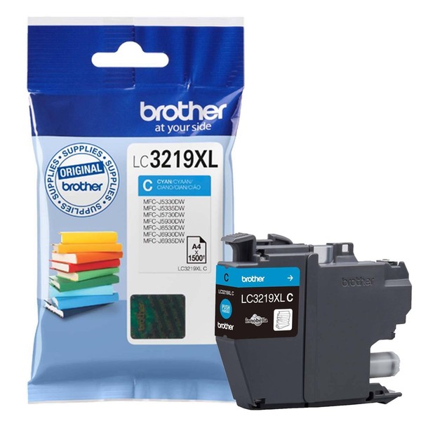Brother Original Xl-Tintenpatrone LC-3219XLC Cyan (FüR Brother MFC-J5330DW, MFC--image