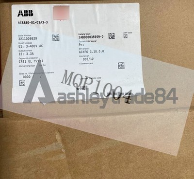 1PC New ABB Frequency Converter Inverter ACS880-01-03A3-3 1.1KW