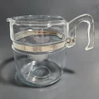 Vtg Pyrex 7759-B Flameware Glass Percolator Coffee Pot ONLY 9 Cup Carafe Flaw