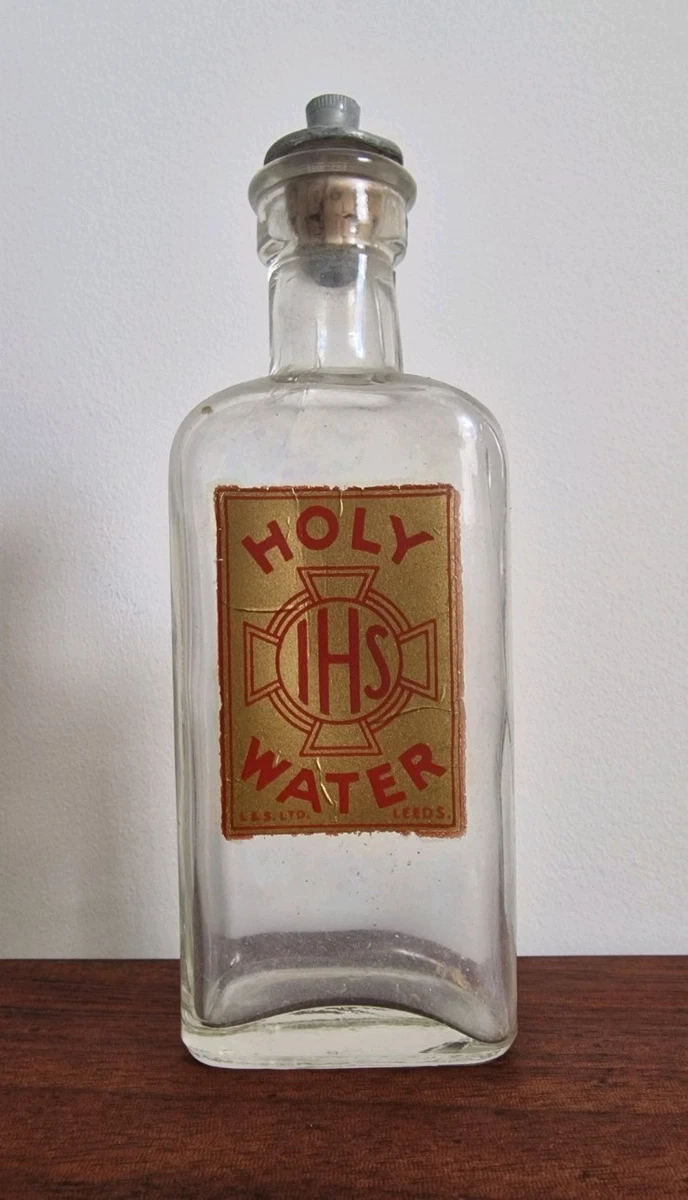 Wijwaterhouder, wijwaterfles, vloeistofdispenser in zakformaat