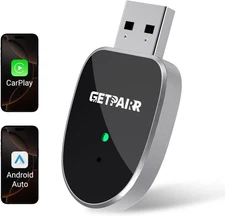 Wireless CarPlay Adapter 2 in 1, Mini Wireless Carplay Adapter Stable Bluetooth