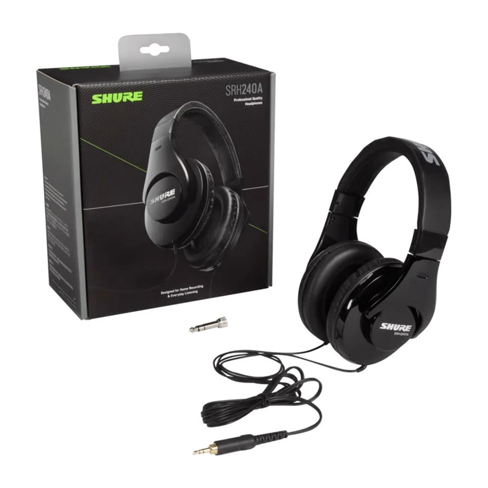 Cuffie cablate Shure SRH240A-EFS nere - 2