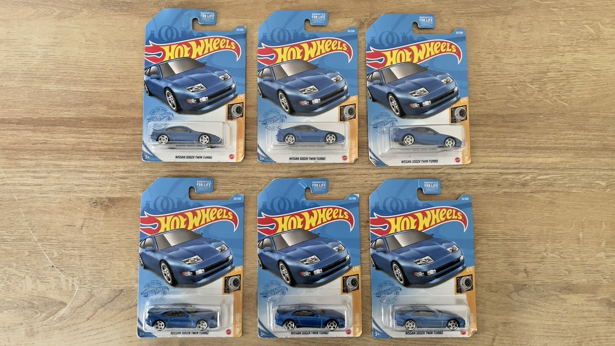 Hot Wheels 2021 HW TURBO Nissan 300ZX Twin Turbo Blue DAMAGED
