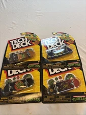 Tech Deck Santa Cruz  Teenage Mutant Ninja Turtles Nickelodeon  Set Of 4