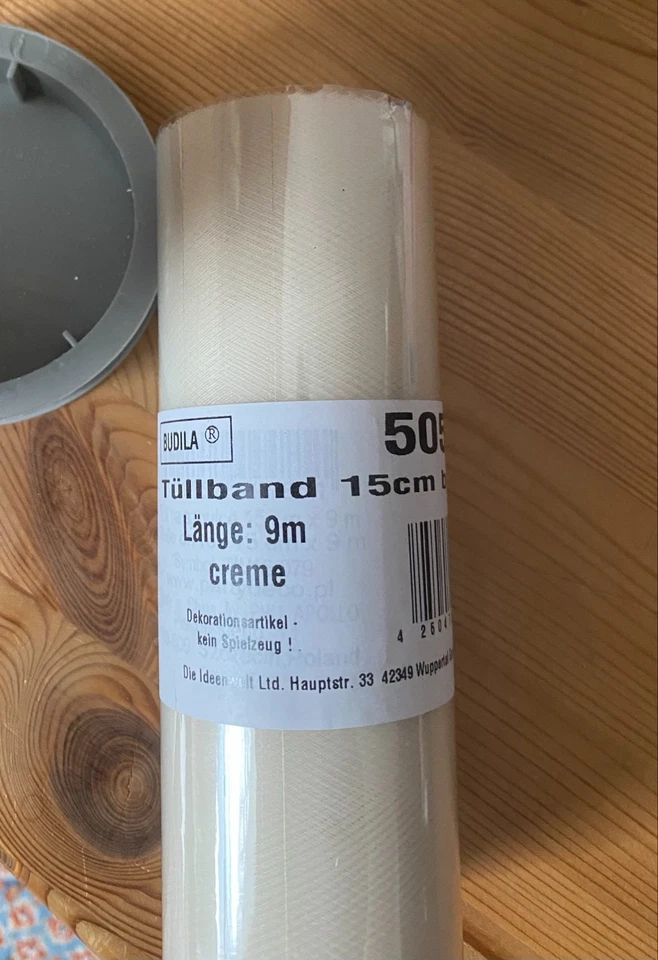 Konvolut Dekobänder Geschenkbänder und 1 Rolle Tüllband versch. Farben, Material - Bild 2 von 4