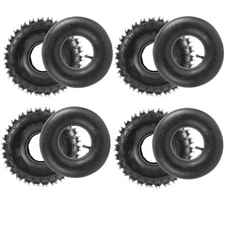 4pc 4.10-4" 410-4 4.10/3.50-4 Tire + Tube 410-4 for ATV Garden Lawn Mower
