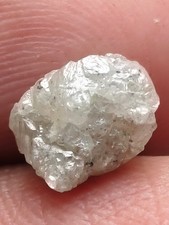 1,70 ct natürlicher grober Rohdiamant gräuliche Farbe lose grobe ungeschliffe...