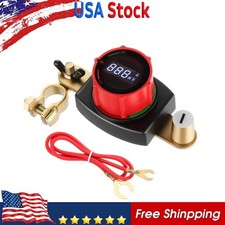 Battery Disconnect Top Post Kill Switch 12V-48V Heavy Duty Shut Off For Car RV