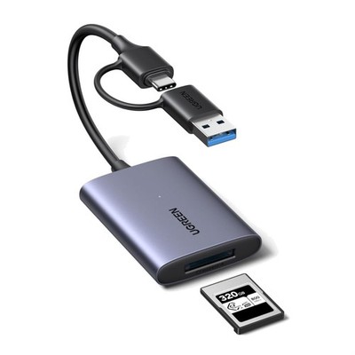 USB-C CFexpress Type A Kartenleser, 10Gbps, 8K Video, kompatibel mit PCs, Tab...