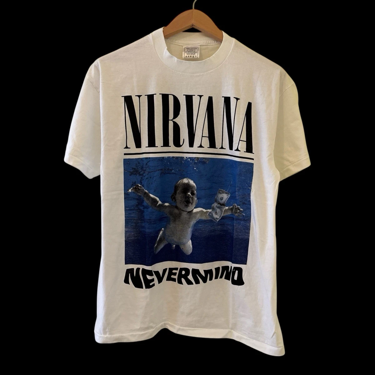 00s NIRVANA 1996 プロモ Tシャツ 白 M 00s NIRVANA 1996 プロモ T