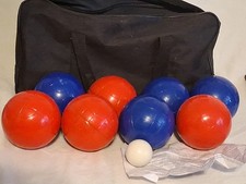 11 Piece Bocce Ball Set with Bag Official Recreation Size
