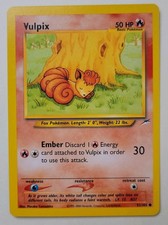 Pokémon TCG Vulpix Neo Destiny Card 91/105 LP Condition WOTC Vintage 2000