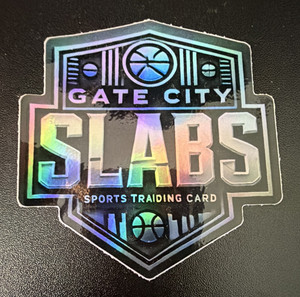 Gate City Slabs Holographic Glossy Vinyl Sticker Decal 3x2in Indoor/Outdoor