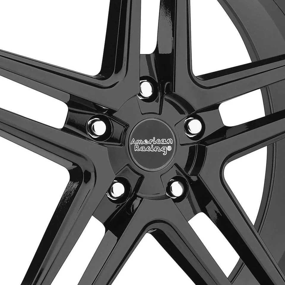 American Racing AR907 1PC Wheel 16x7 (40, 5x112, 72.56) Black Single Rim Foto 4 de 4