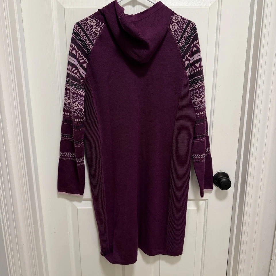 Vestido con Capucha Title Nine Krimson Klover Mover Maker Merino Fontanería Talla XL Foto 4 de 4