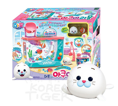 Baby Harp's Friends Harfe AQUARIUM Wasserspielset Figur LED offizielles korea...