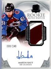 2020-21 The Cup #140 Martin Kaut RC PATCH AUTO /249 - Colorado Avalanche