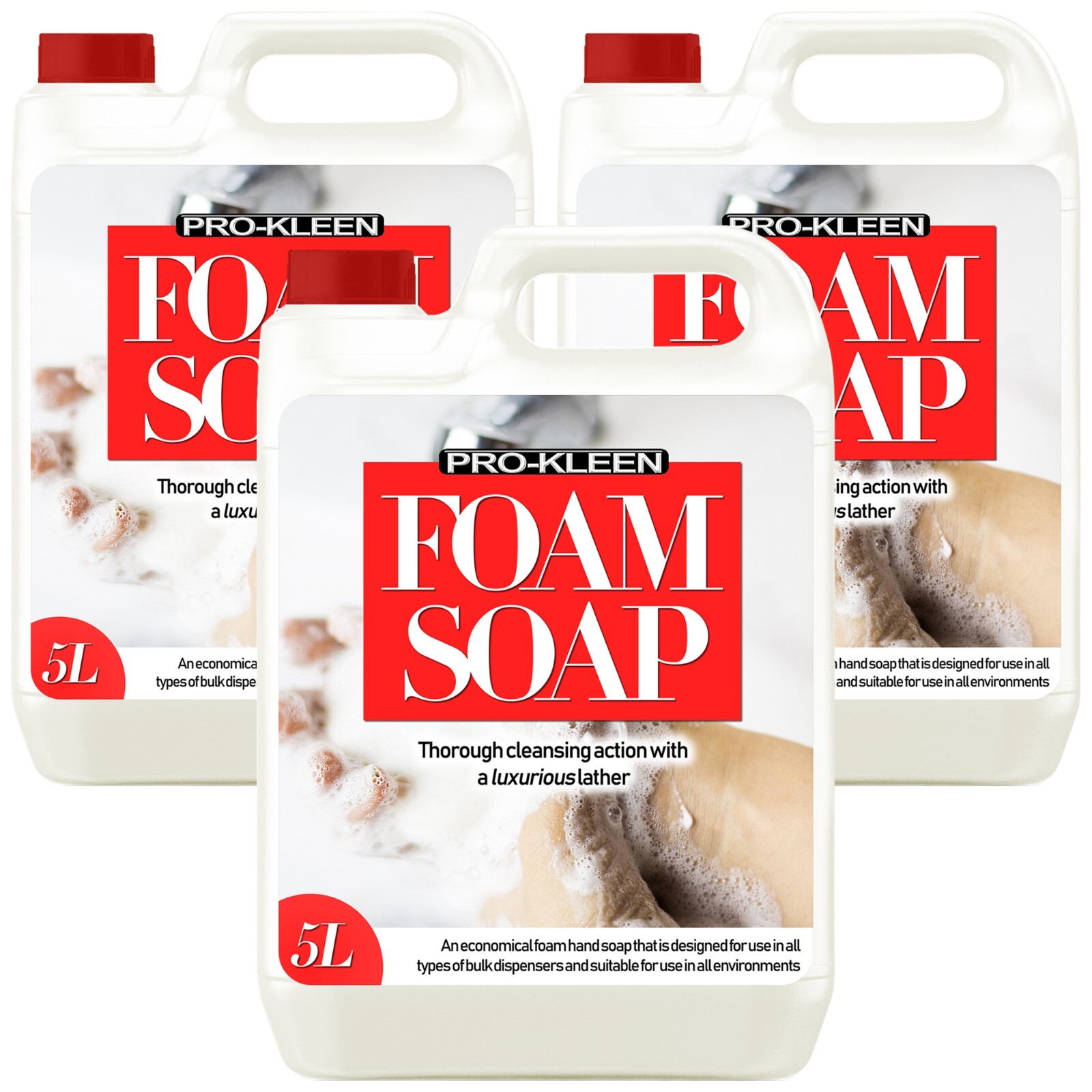 ProKleen Hand Soap Wash Dispensor Deep Cleaner Hygenic Foam Deep 15L Bulk Fill
