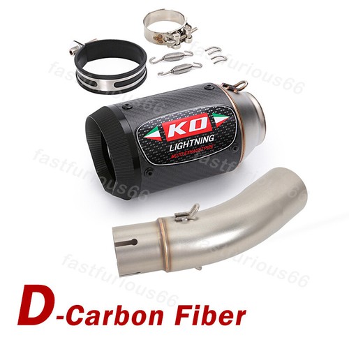 Slip On 51MM Exhaust Pipe For Voge Q250 2023 Muffler Escape MiddIe Link Tube - Picture 8 of 12