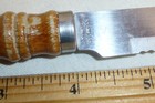 Lot of 6 Kitchen Knives Farberware & Unbranded Wood Stainless Brown Black — photo 7
