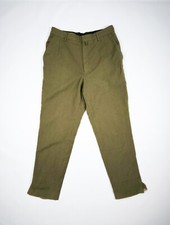 Vintage Dries Van Noten Wool Brown Pants Size 52 W32 L30