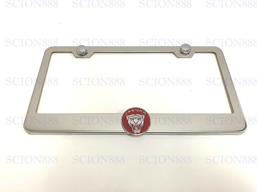 License Plate Frame Black 3D Lexus Emblem - Stainless Steel Rust