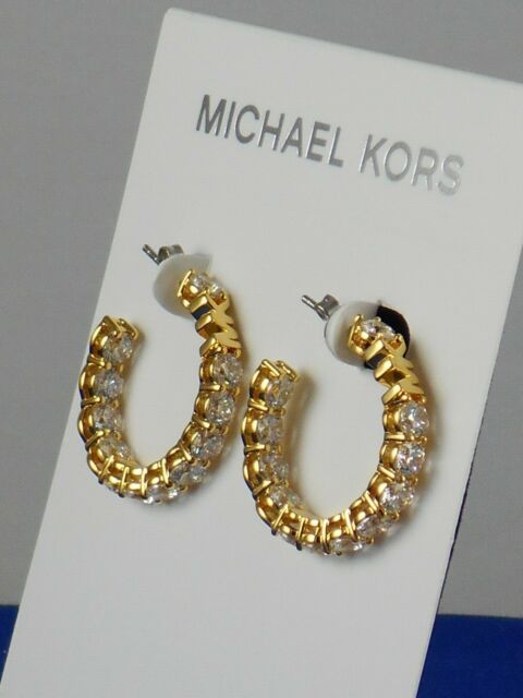 mk hoop earrings