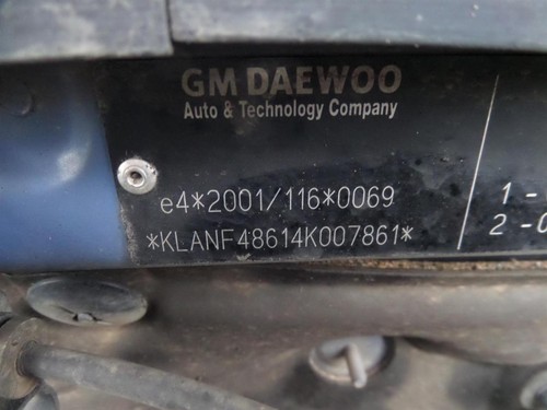 DAEWOO LACETTI 2004-2005 N/S Passenger Headlight Lamp Halogen 96458825 - Picture 10 of 10