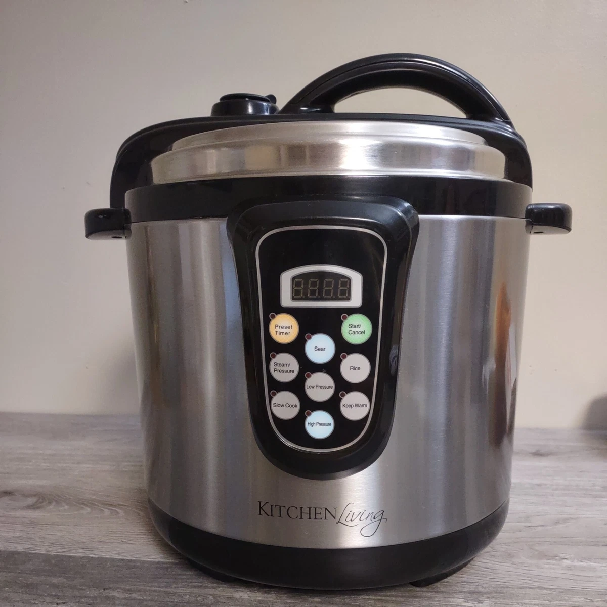 6 Quart 5-in-1 Electric Pressure Cooker with Stainless Steel