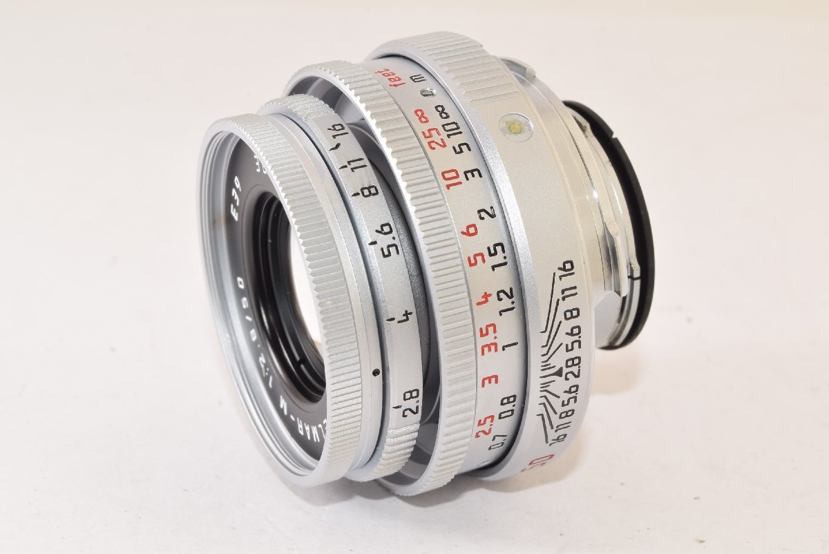 Leica Elmar-M 5CM 50mm F/2.8 E39 for M Mount Silver Lens Leica Elmar-M 5CM 50mm F/2.8 E39 for M Mount Silver Lens