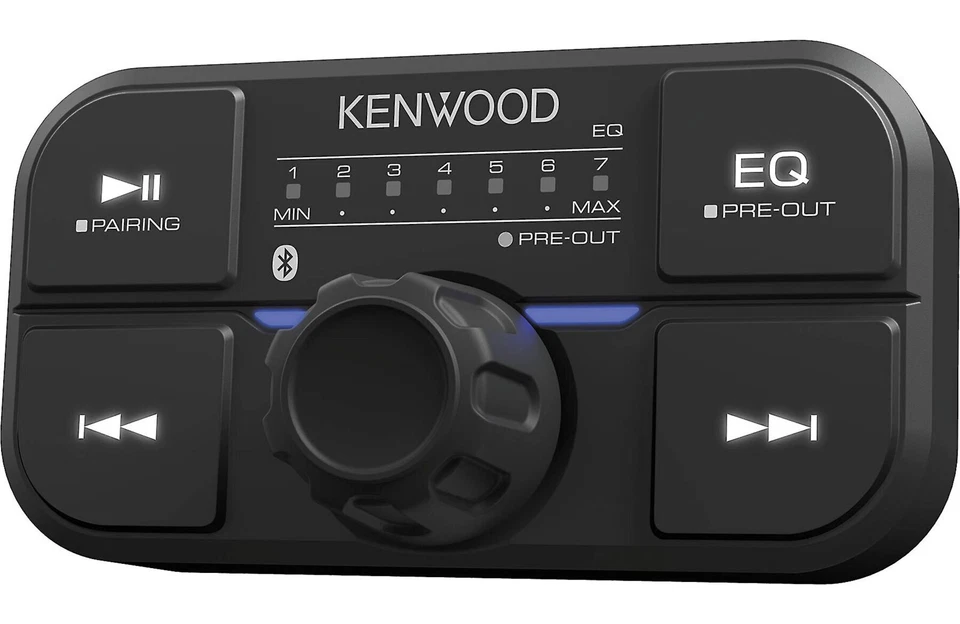 Amplificador marino compacto de 4 canales Kenwood KAC-M5024BT con conectividad Bluetooth Foto 3 de 4