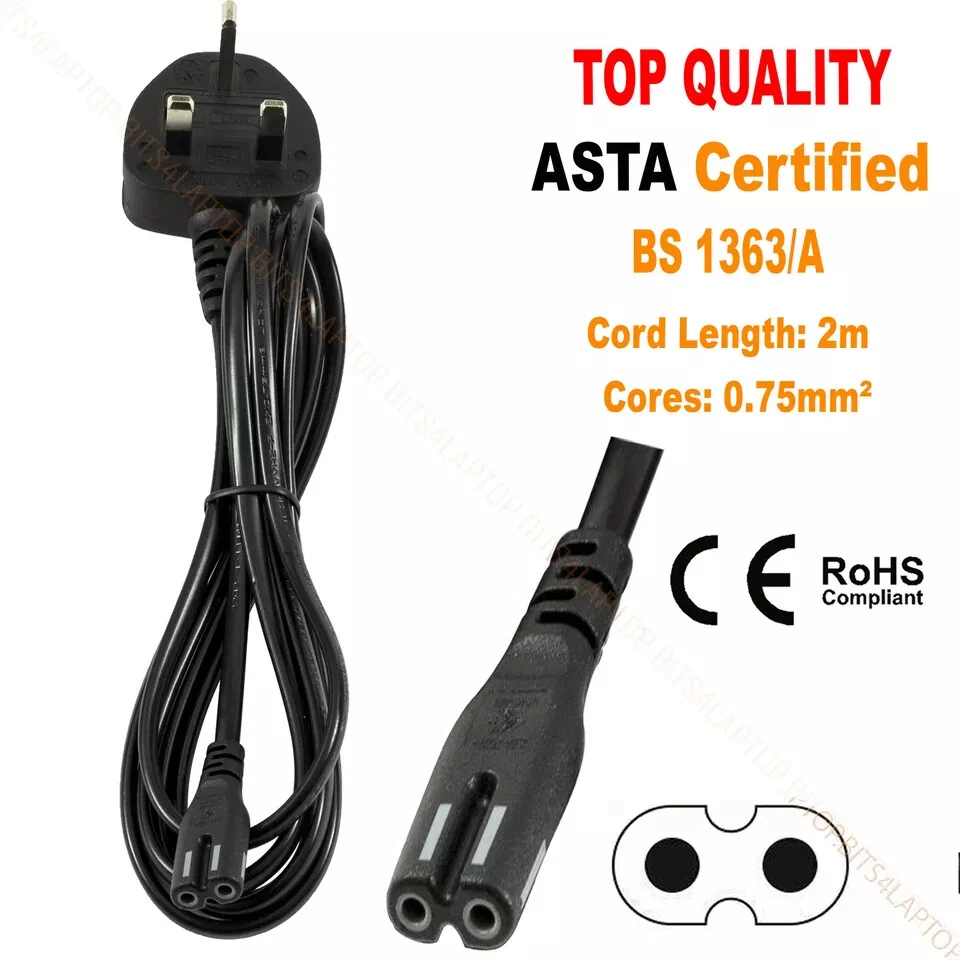 Brand New Replacement Power Cable Lead For PS3 Super Slim Playstation 3 Console - Image 2 of 4
