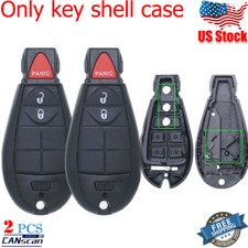 2 For Dodge Ram Charger Durango Jeep Grand Cherokee Remote Key Fob Shell Case 2 For Dodge Ram Charger Durango Jeep Grand Cherokee Remote Key Fob Shell Case