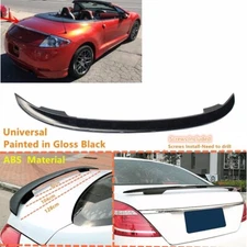For 06-12 Mitsubishi Eclipse Convertible Trunk Spoiler Wing Black 51'' Universal