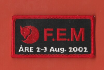 F.E.M. ARE 2-3 AUGUST 2002 SMALL PATCH