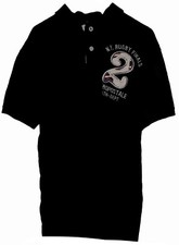 Vintage Aeropostale Polo Shirt Men  s XL NY Rugby Finals 2000s Excellent Black