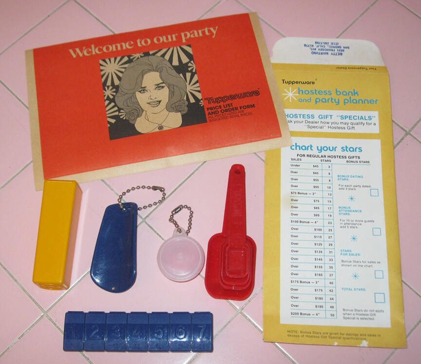 Lot 1975 Tupperware Price List Hostess Bank Party Planner