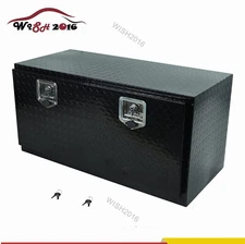36X18X16 Inch Truck Bed Tool Box Trailer Underbody Storage W/ T-Handle Latch Key