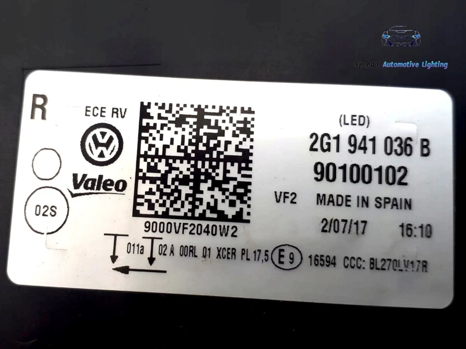 SCHEINWERFER VW POLO 2G1 VOLL LED  RECHTS FARO PHARE TOP!! - Bild 4 von 4