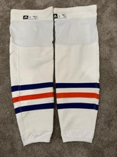 2022-2023 Connor McDavid Edmonton Oilers NHL Game Worn Hockey Socks! 4 Points